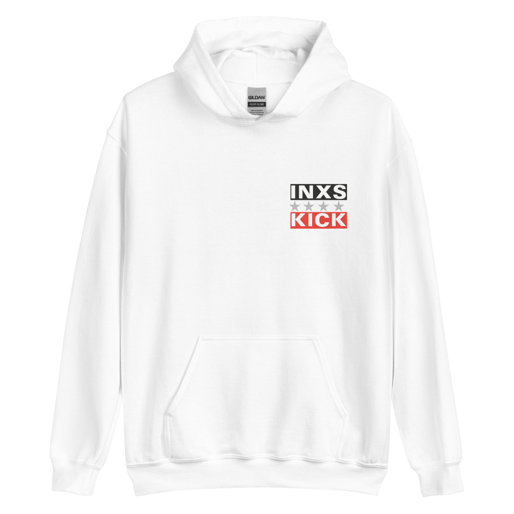 Kick Tour 1988 White Hoodie Front